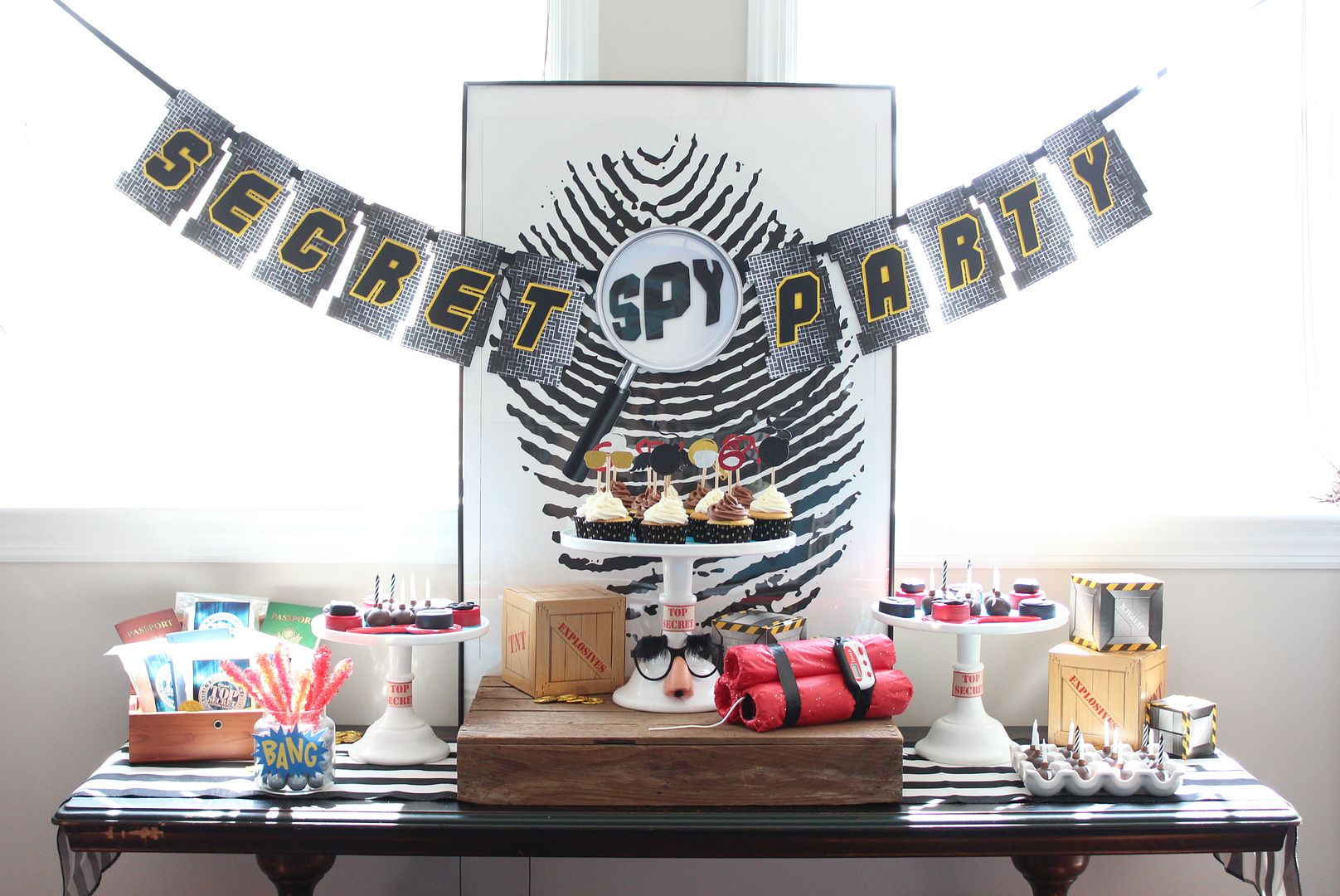Craft That Party: SPY Birthday Party